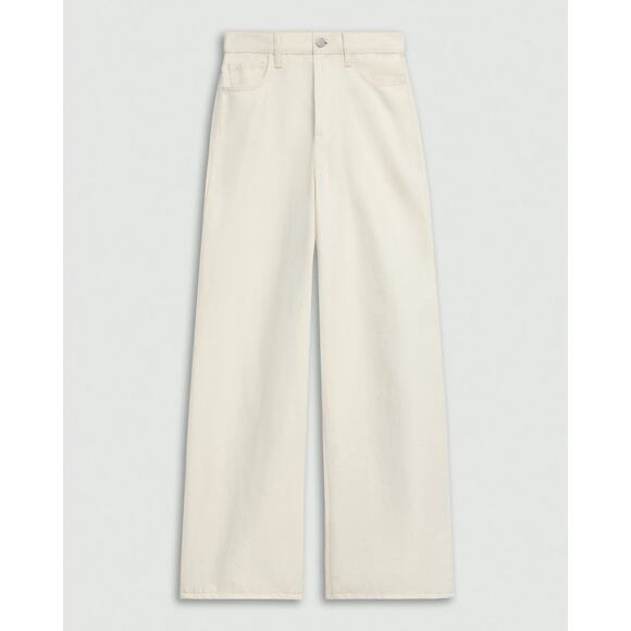THEORY High-waisted Wide-leg Pant In Denim - 25 - Picture 1 of 6